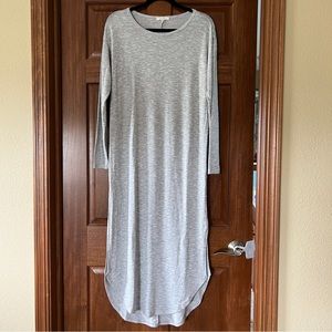 Z Supply Gray Ray Sweater Slub Dress